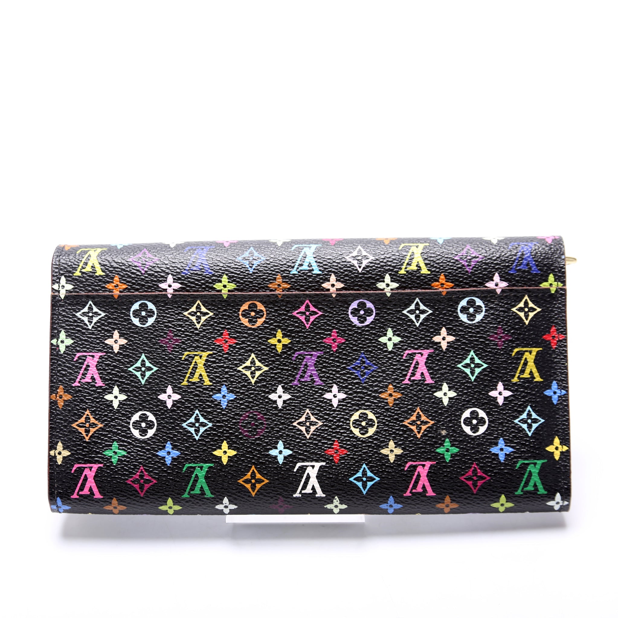 Sarah Wallet NM Multicolor Monogram Black