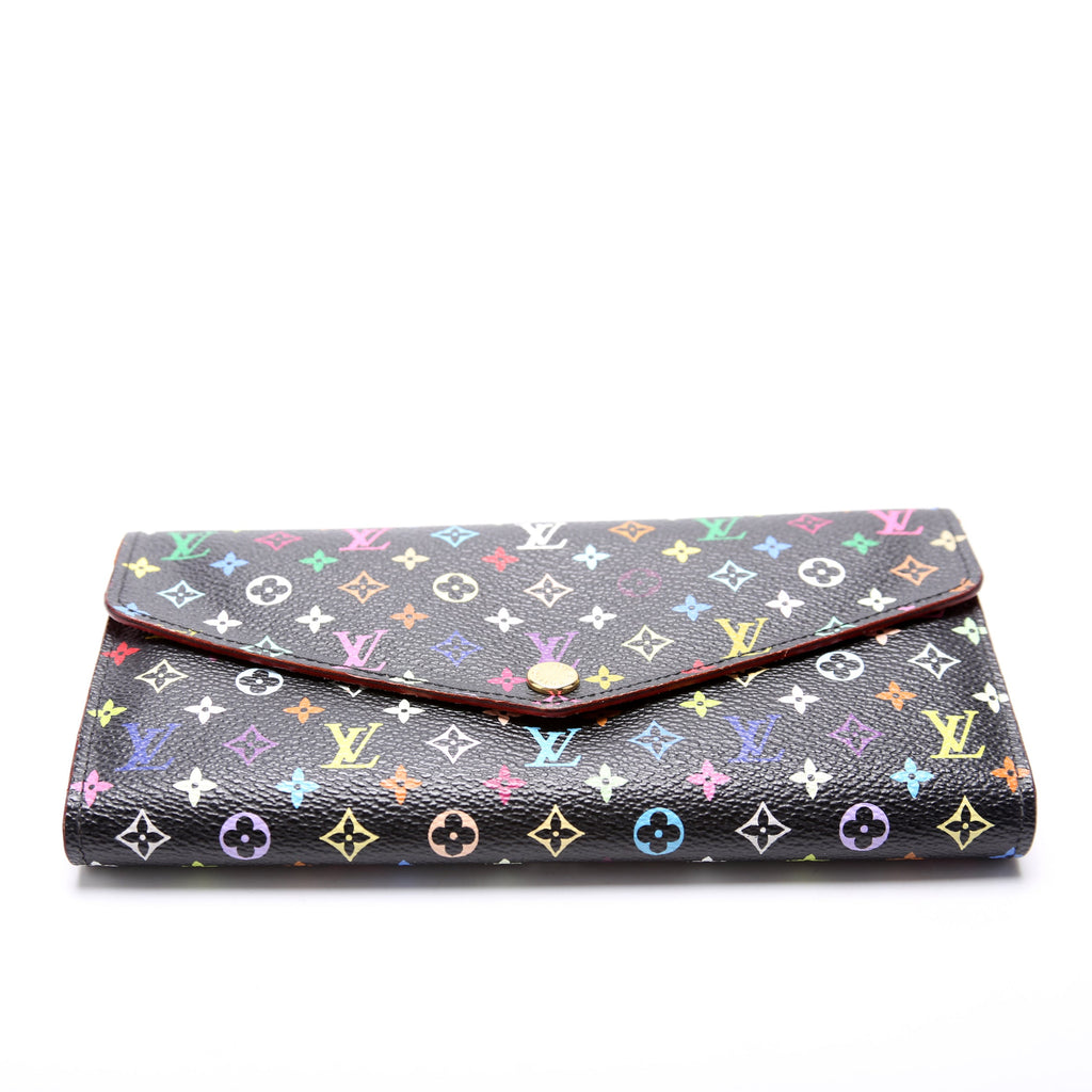 Sarah Wallet NM Multicolor Monogram Black