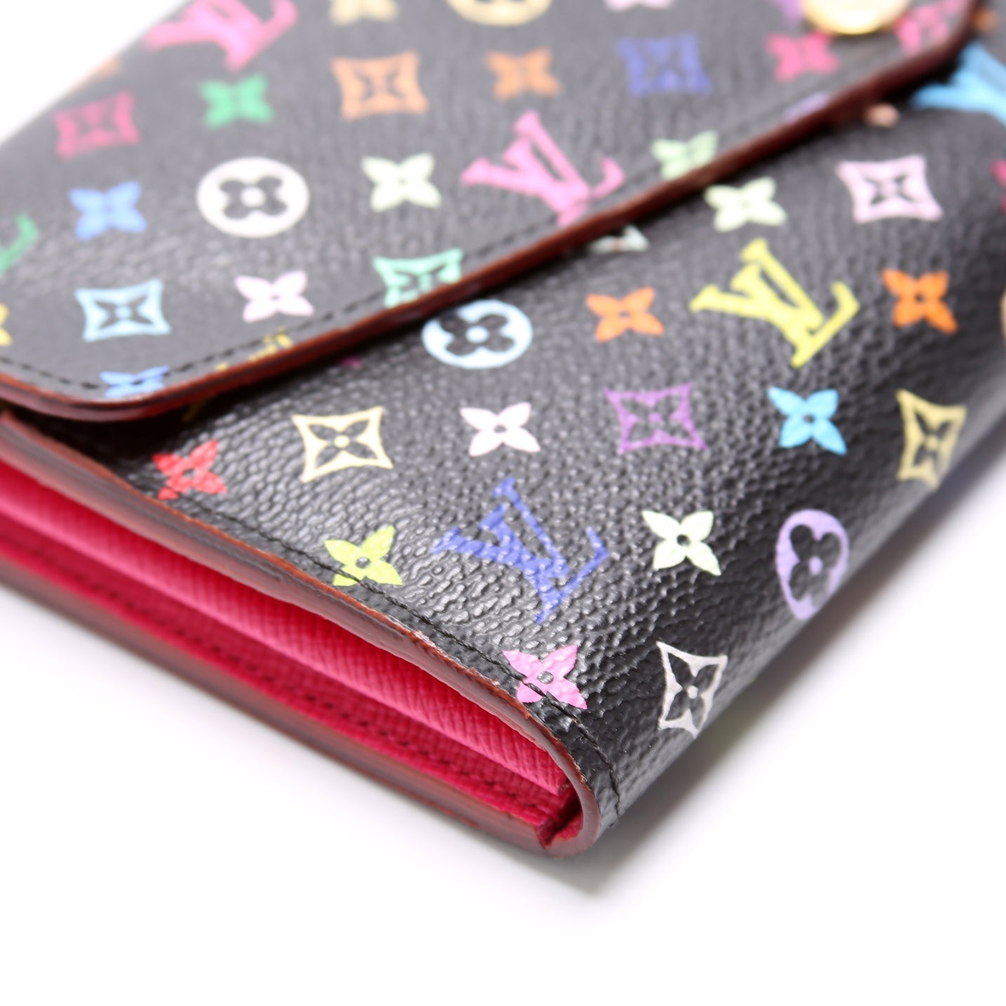 Sarah Wallet NM Multicolor Monogram Black
