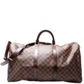 Keepall 55 Damier Ebene Bandouliere