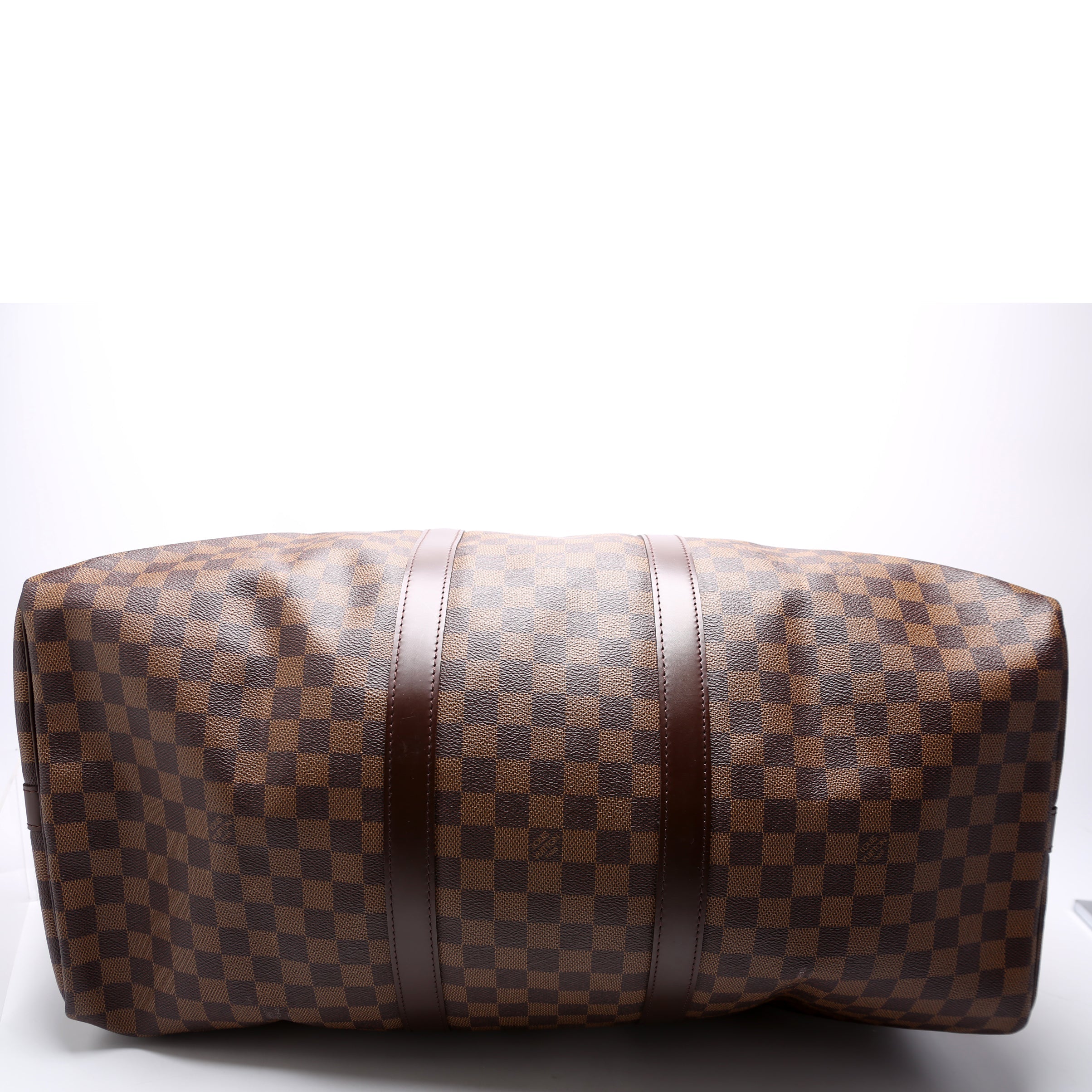 Keepall 55 Damier Ebene Bandouliere