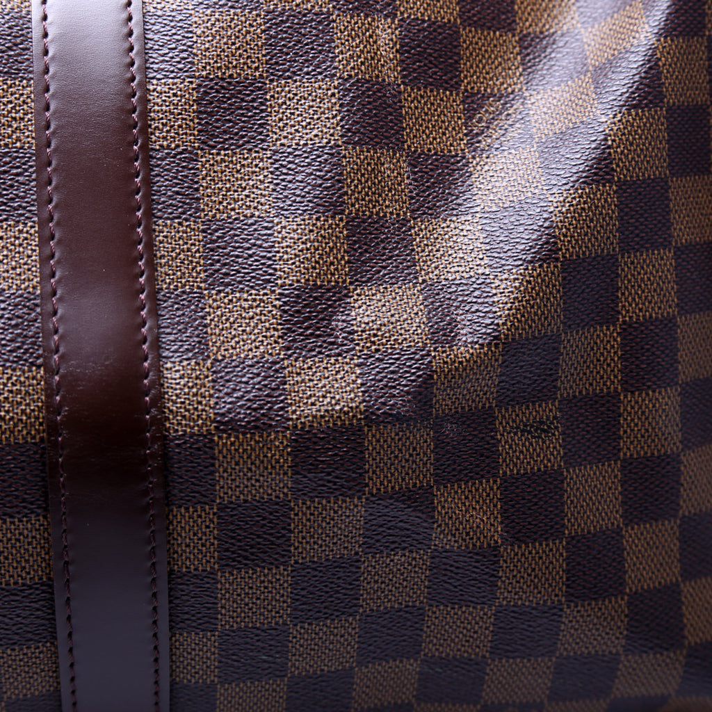 Keepall 55 Damier Ebene Bandouliere