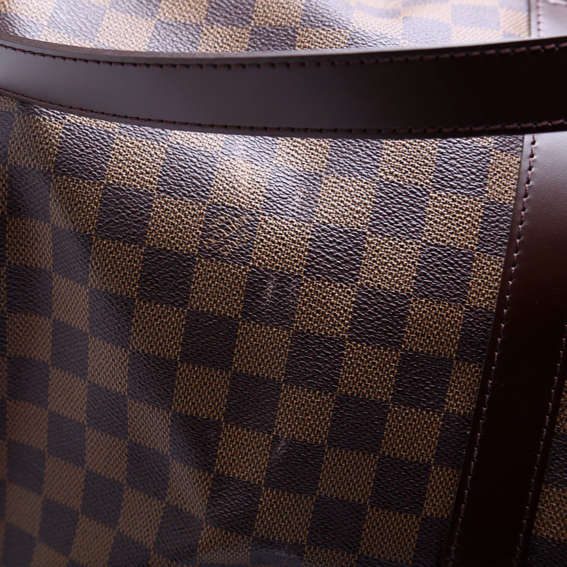 Keepall 55 Damier Ebene Bandouliere