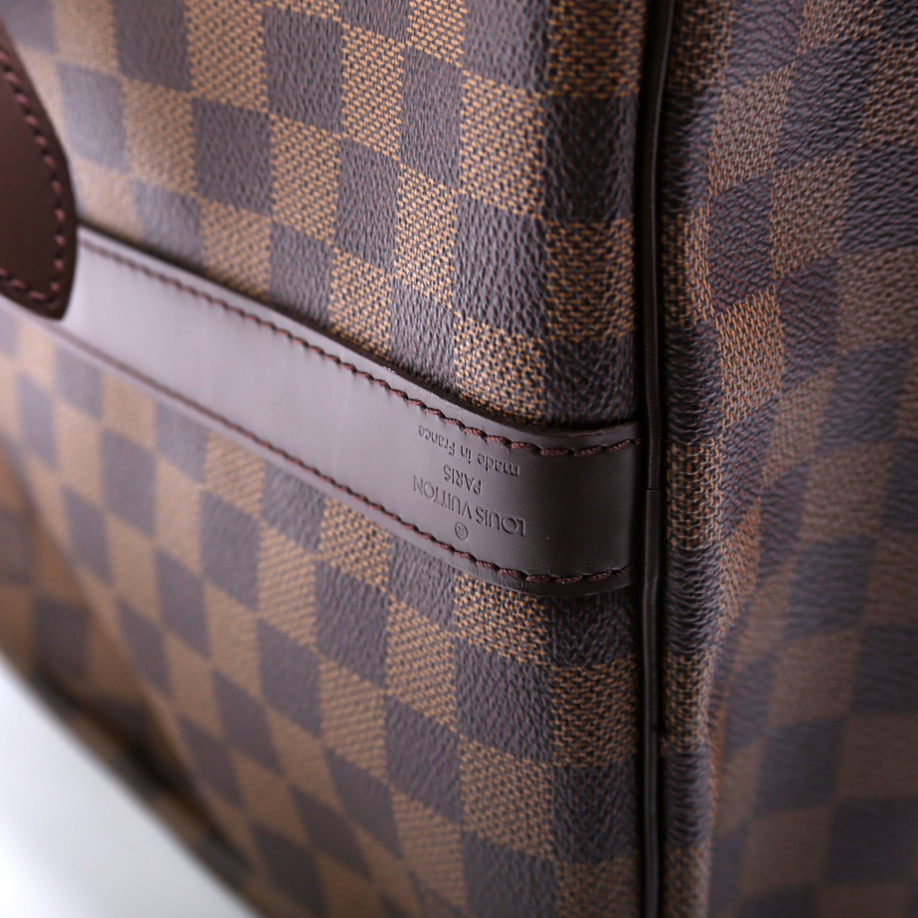 Keepall 55 Damier Ebene Bandouliere