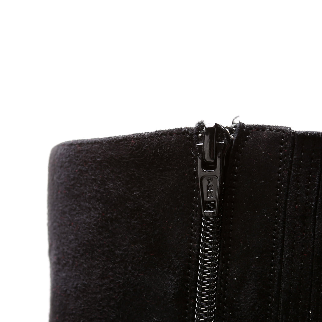 Tall Suede 80MM Boots Size 36.5 Black