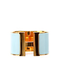 Clic Clac Extra Wide PM Bracelet Gold/Blue