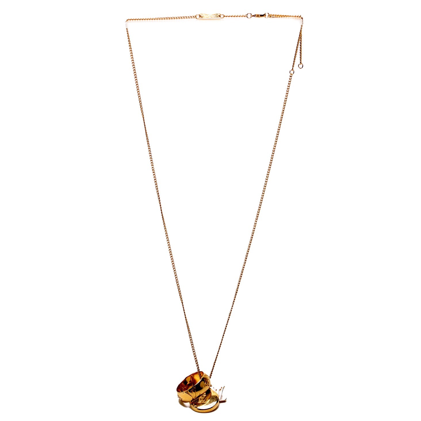 Monogram Necklace M801189 Gold