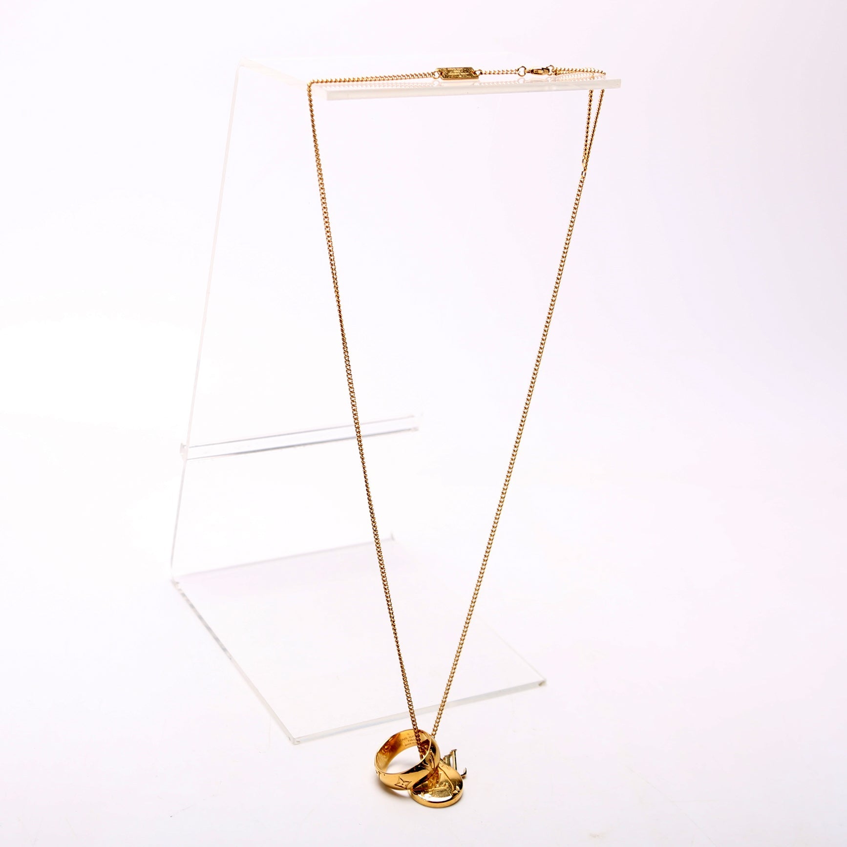Monogram Necklace M801189 Gold