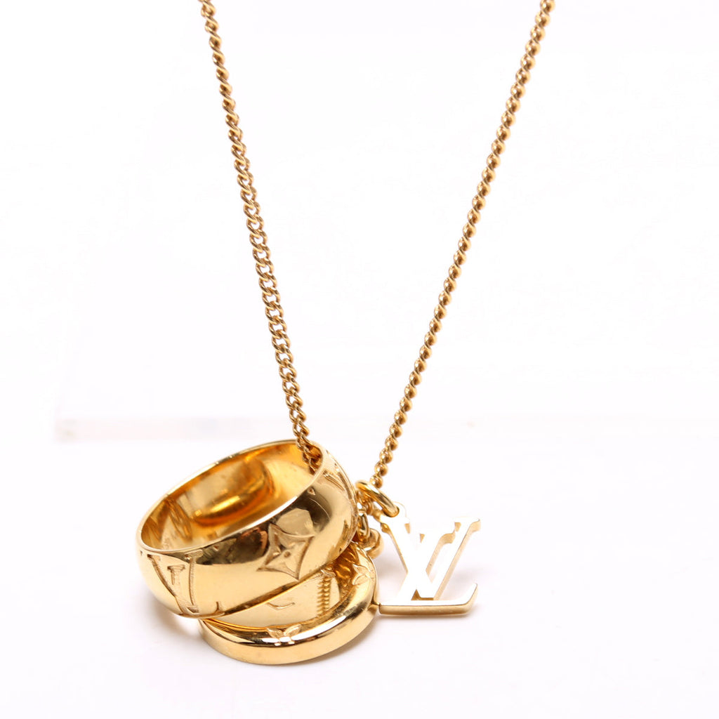 Monogram Necklace M801189 Gold