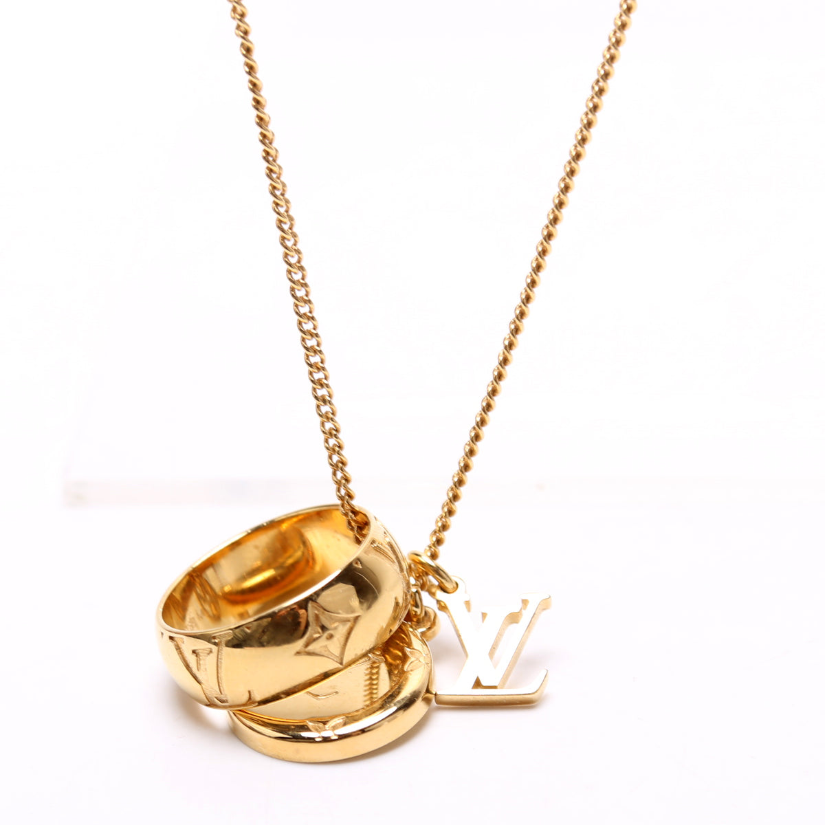Monogram Necklace M801189 Gold