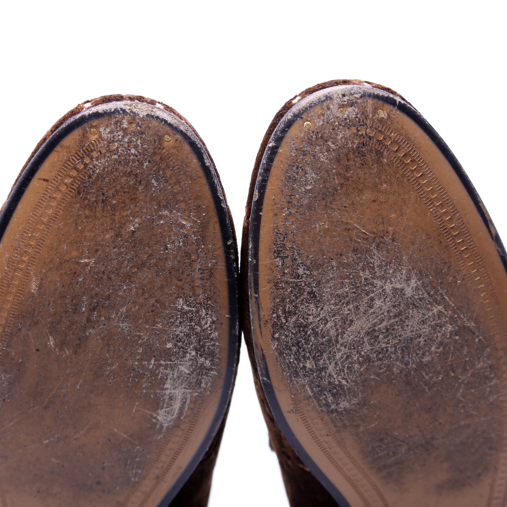 GG Velvet Jordaan Loafers Size 38.5 Brown
