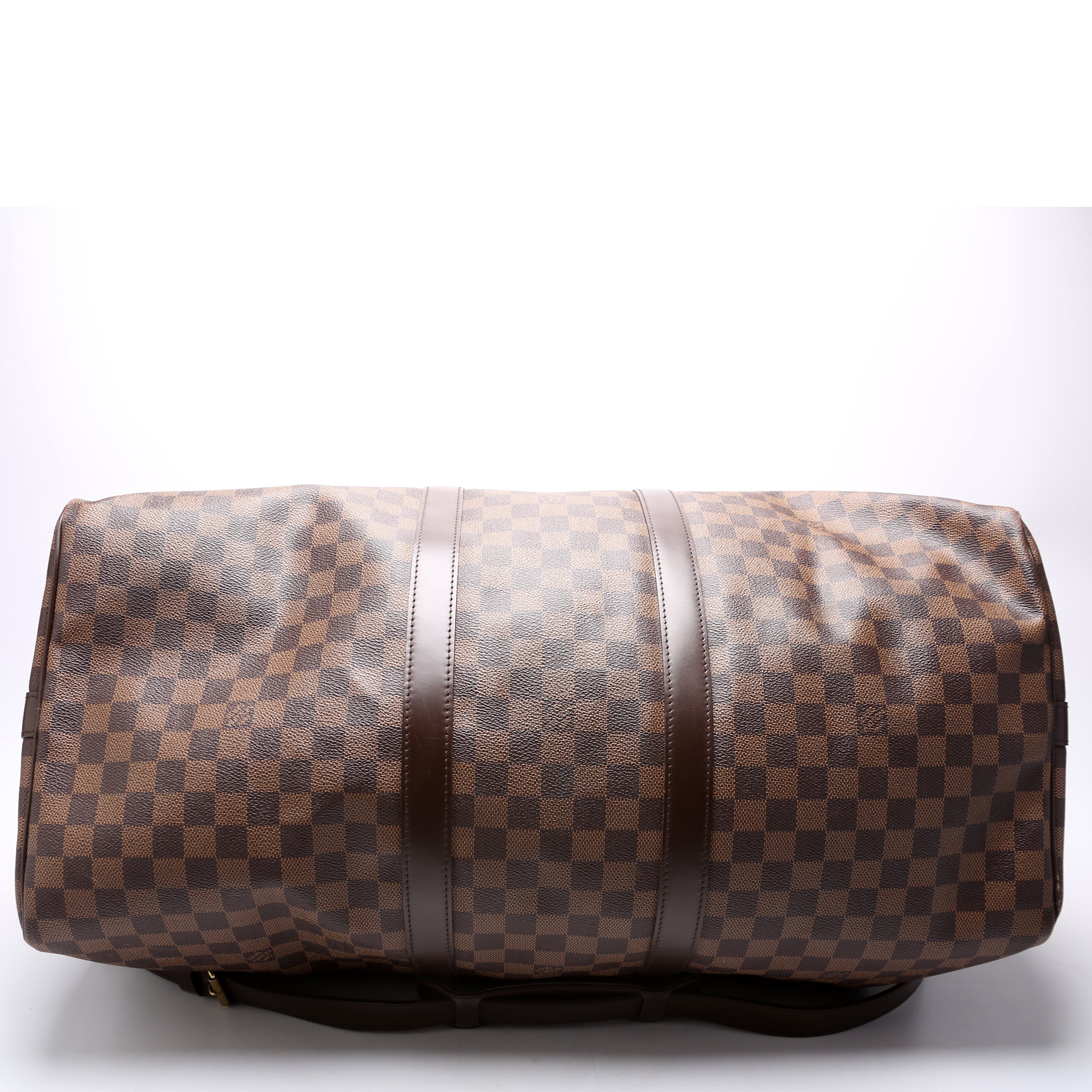 Keepall 55 Damier Ebene with Strap