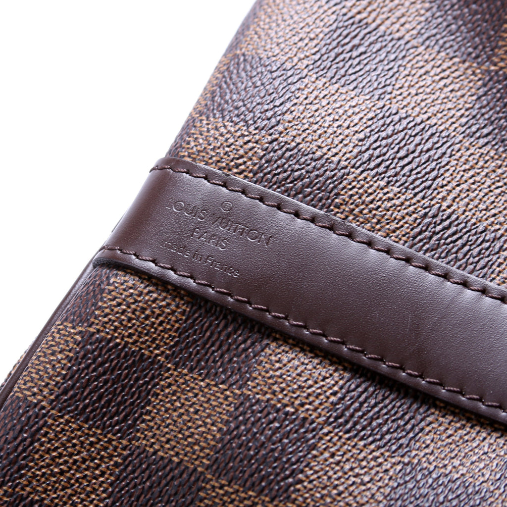 Keepall 55 Damier Ebene with Strap
