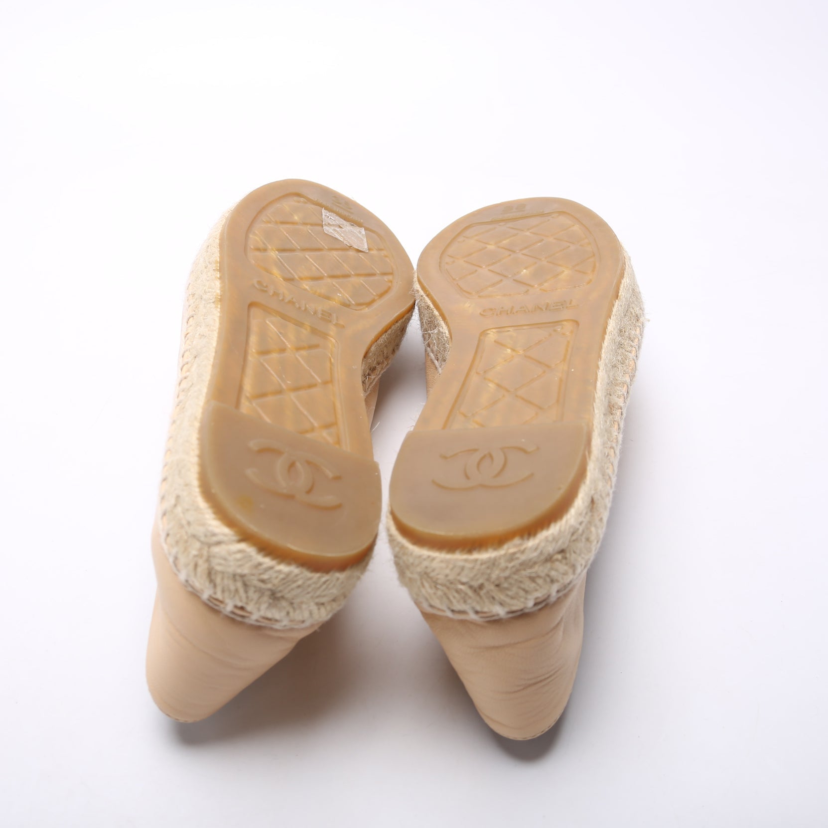 CC Espadrilles Size 38 Tan