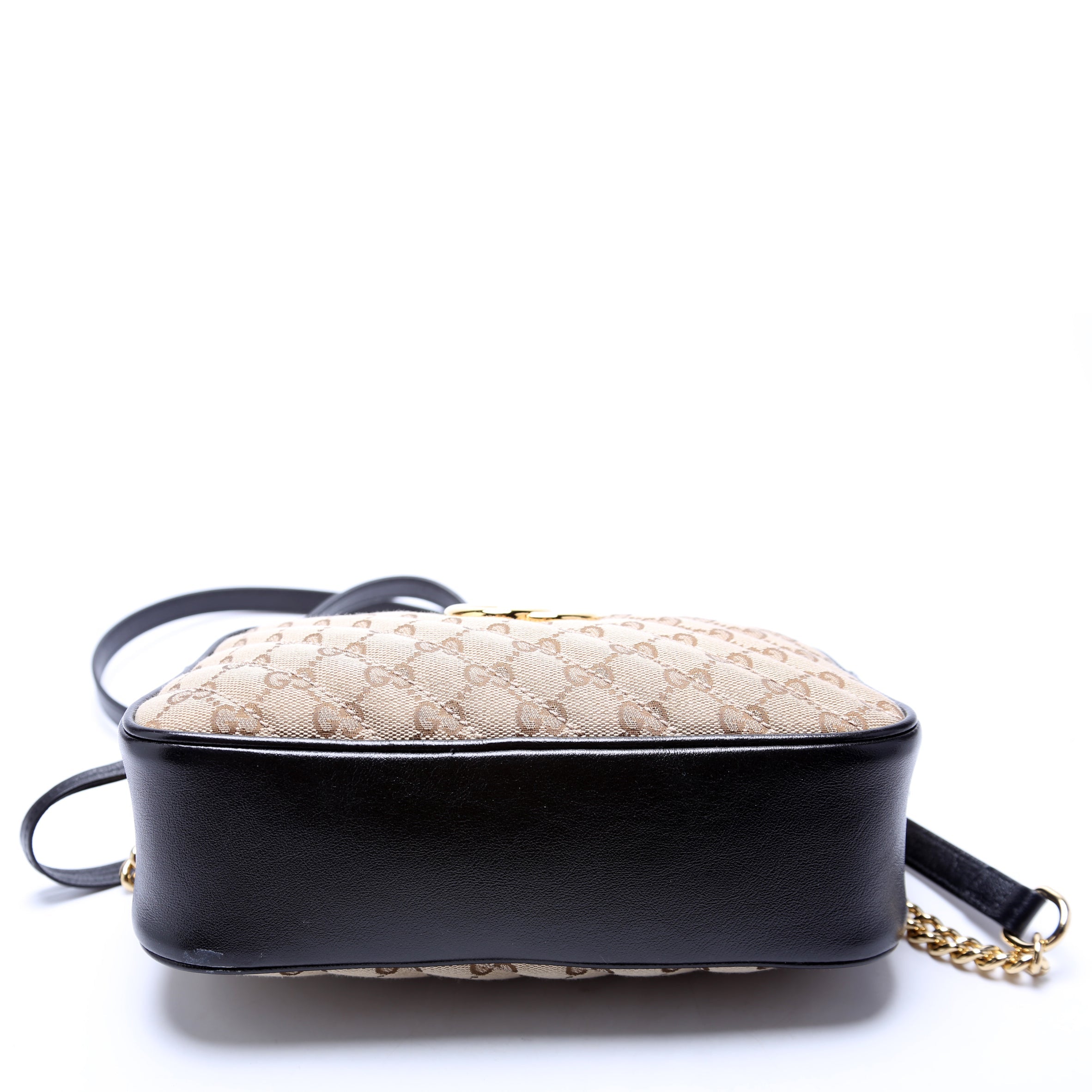 447632 Marmont Small Canvas Camera Black