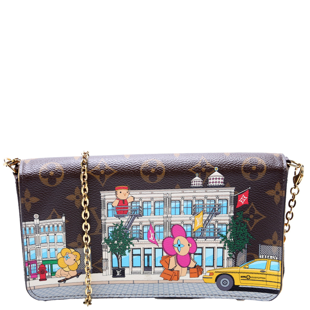 Pochette Felicie 2022 Christmas Animation Monogram Multicolor