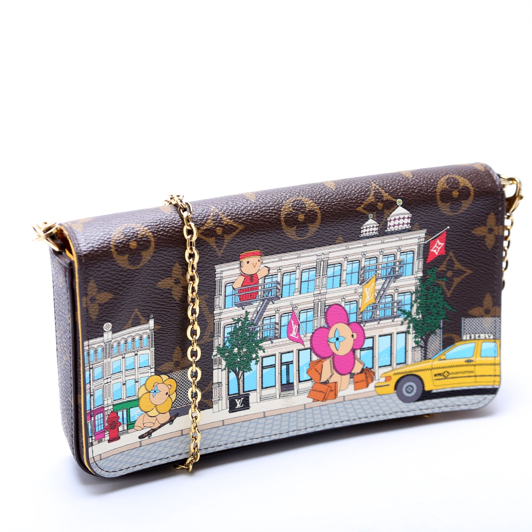 Pochette Felicie 2022 Christmas Animation Monogram Multicolor