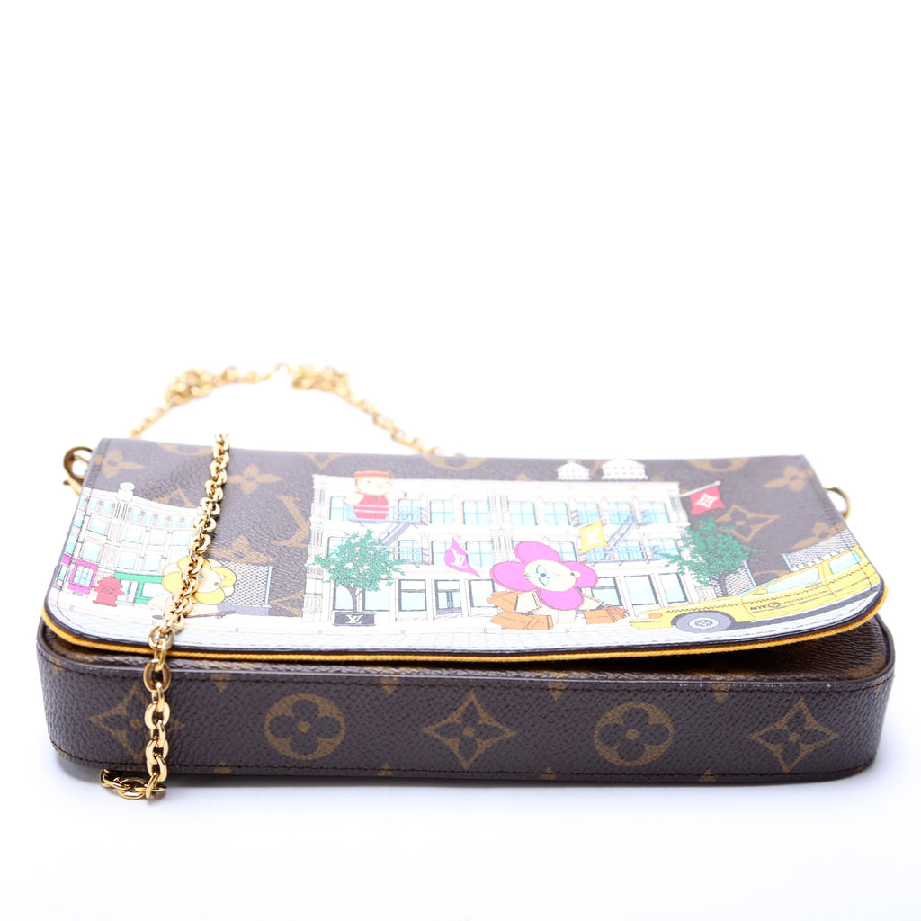 Pochette Felicie 2022 Christmas Animation Monogram Multicolor