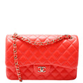 Classic Flap Jumbo Lambskin 20-23 Orange