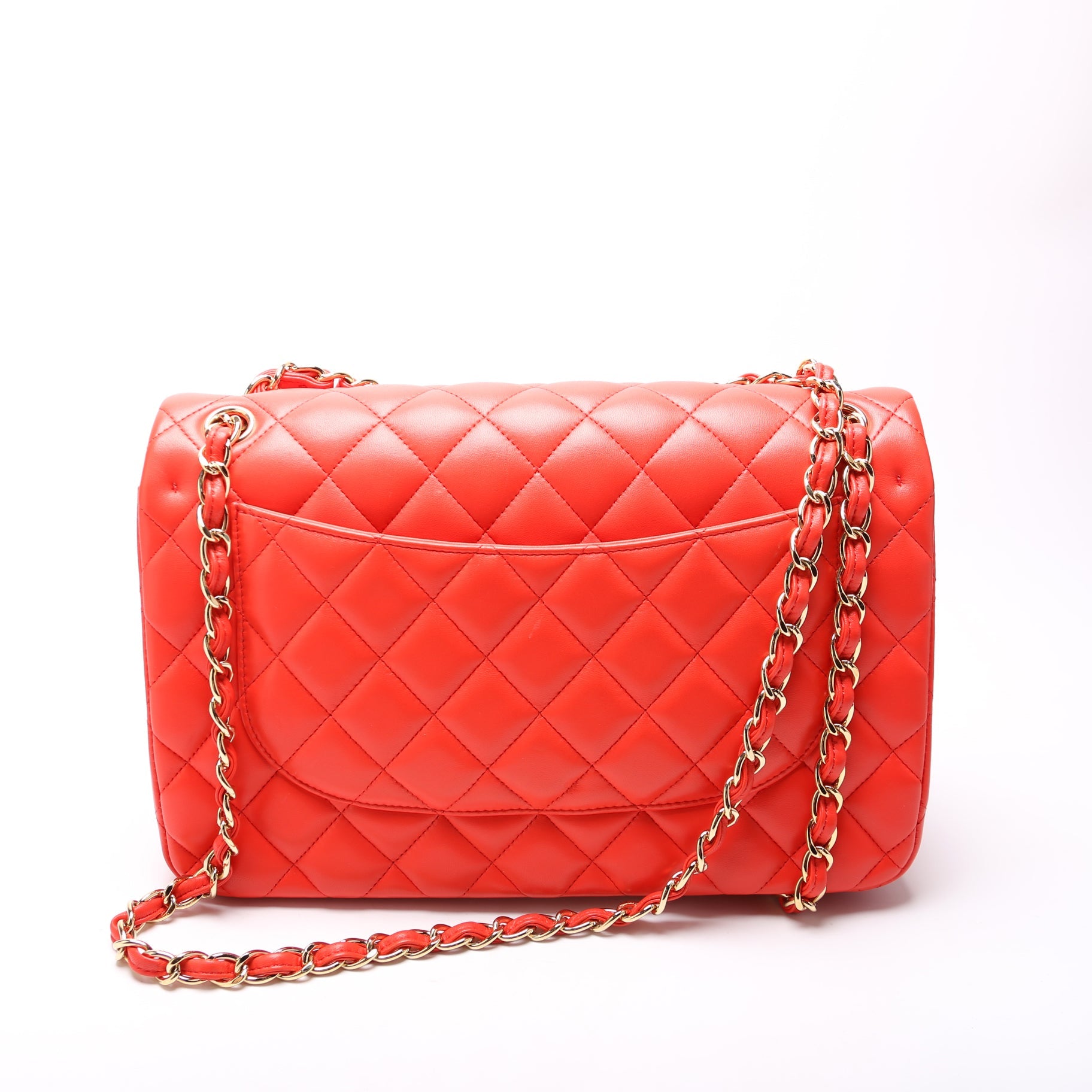 Classic Flap Jumbo Lambskin 20-23 Orange