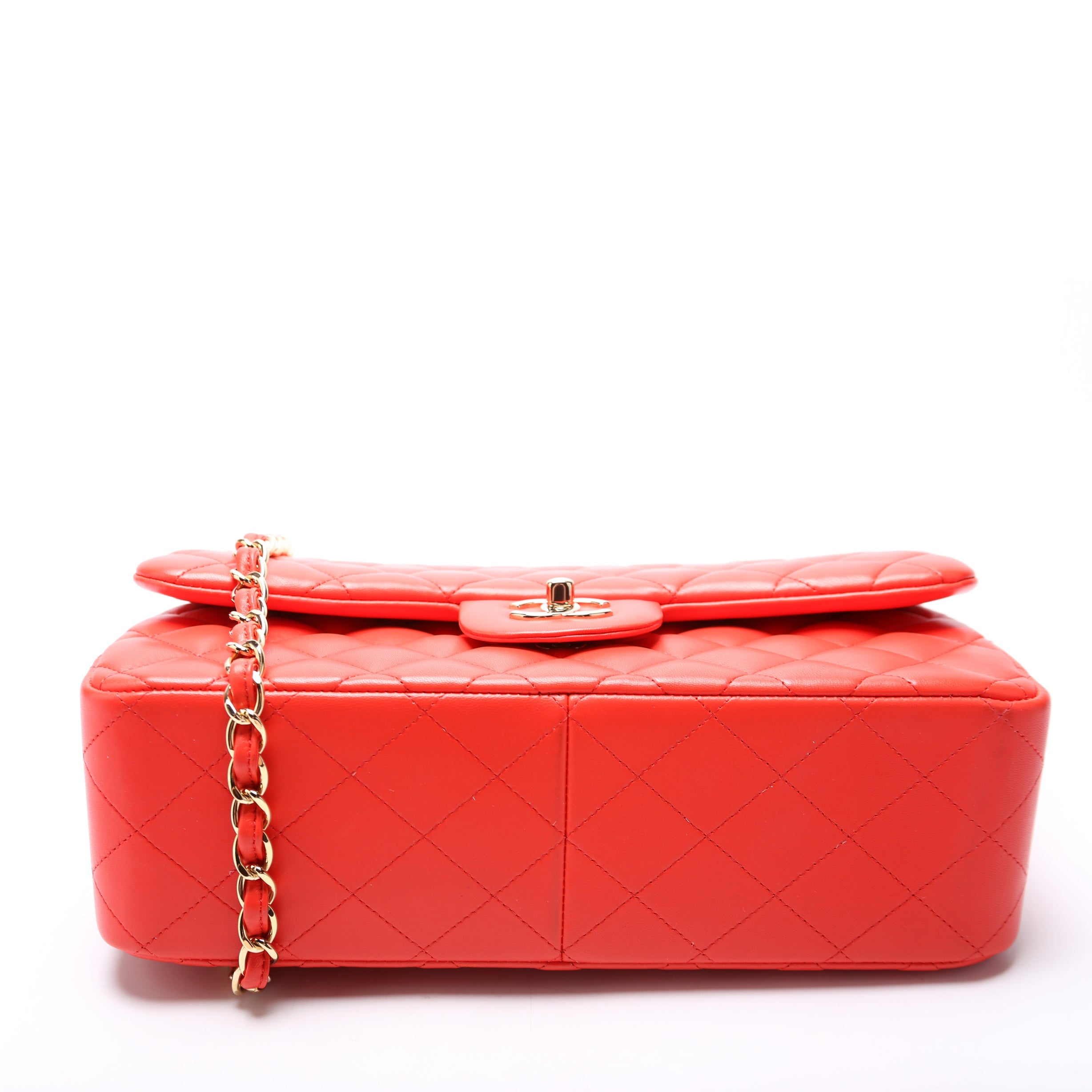 Classic Flap Jumbo Lambskin 20-23 Orange