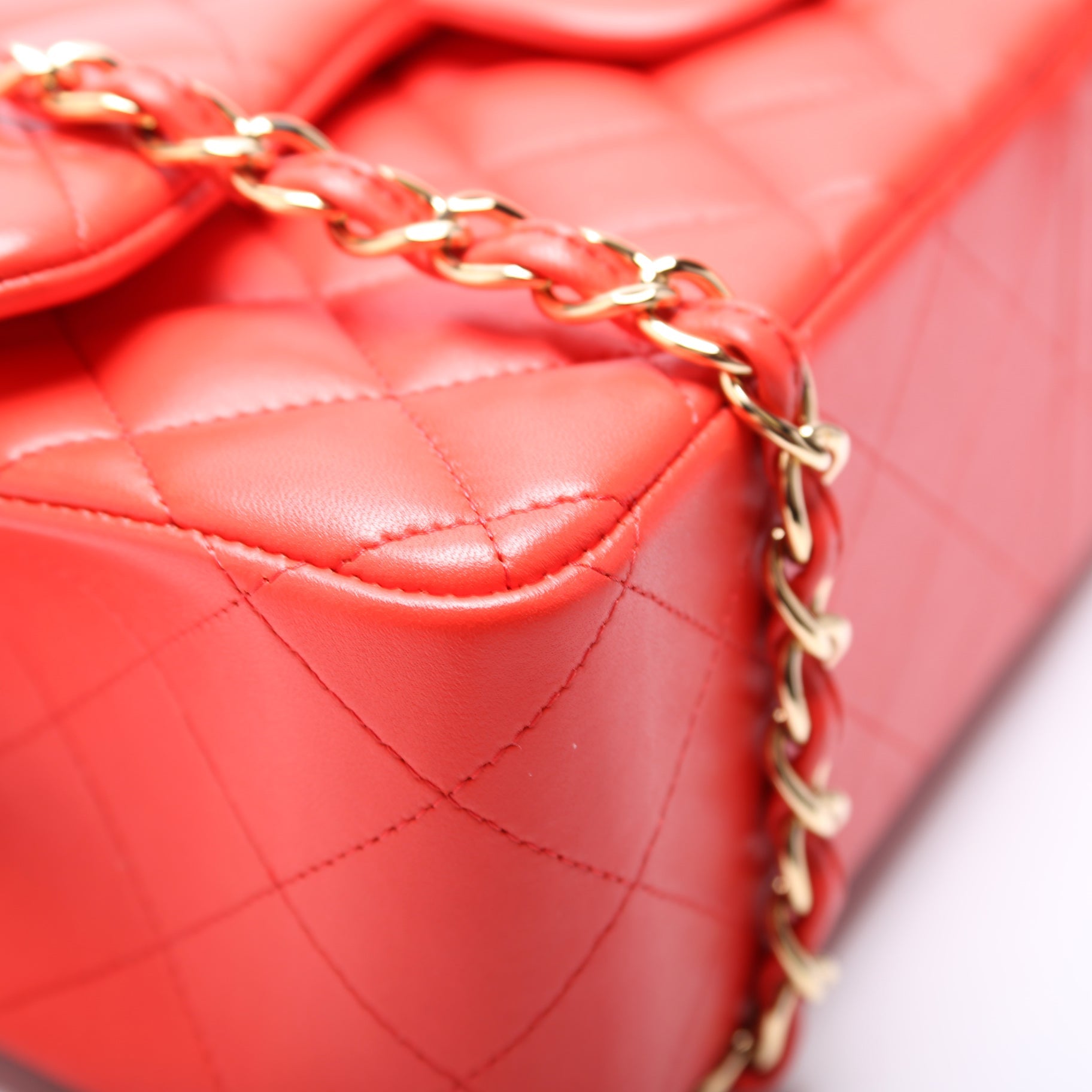 Classic Flap Jumbo Lambskin 20-23 Orange