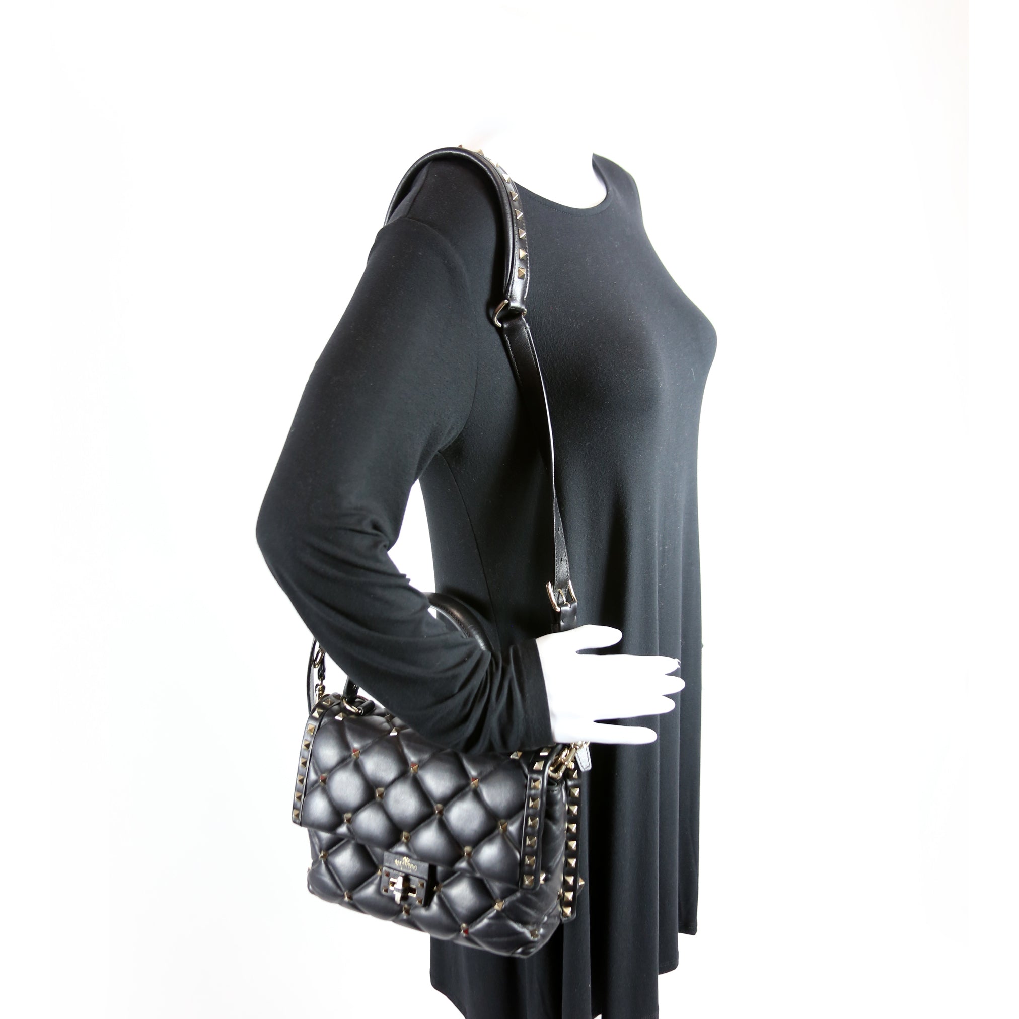 Candystud Top Handle Medium Black