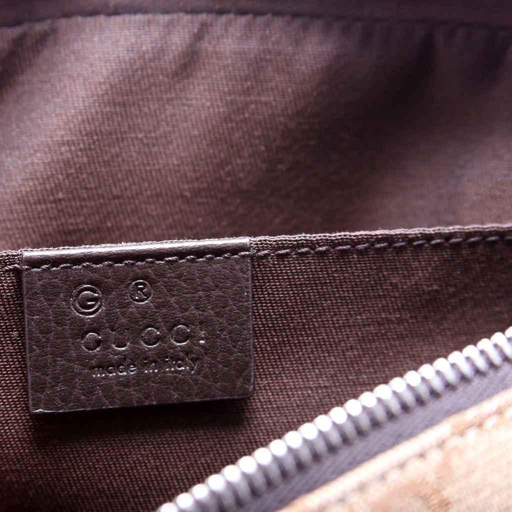449174 GG Canvas Belt Bag Brown