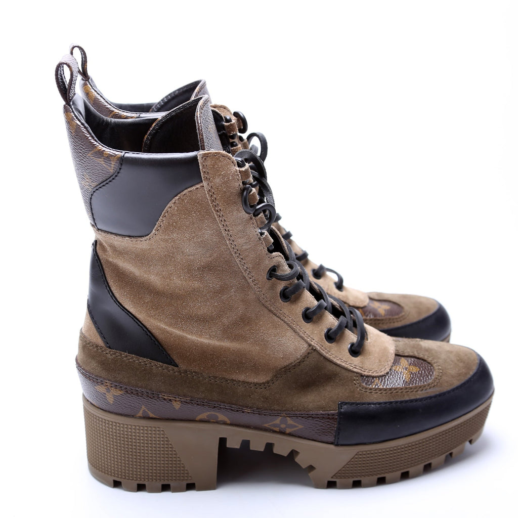 Laureate Desert Combat Boots Size 40 Brown