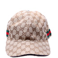 GG Canvas Baseball Cap Size Medium Brown