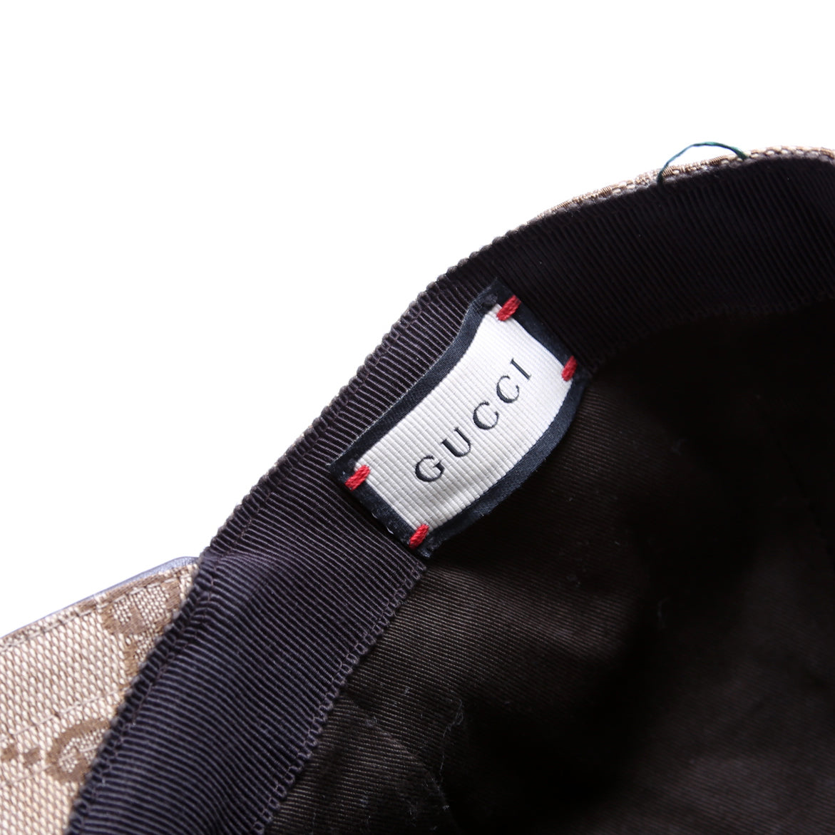 GG Canvas Baseball Cap Size Medium Brown