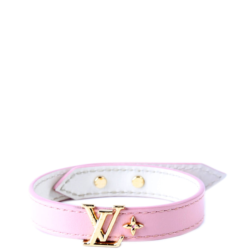 LV Icon Bracelet Size 19 Pink