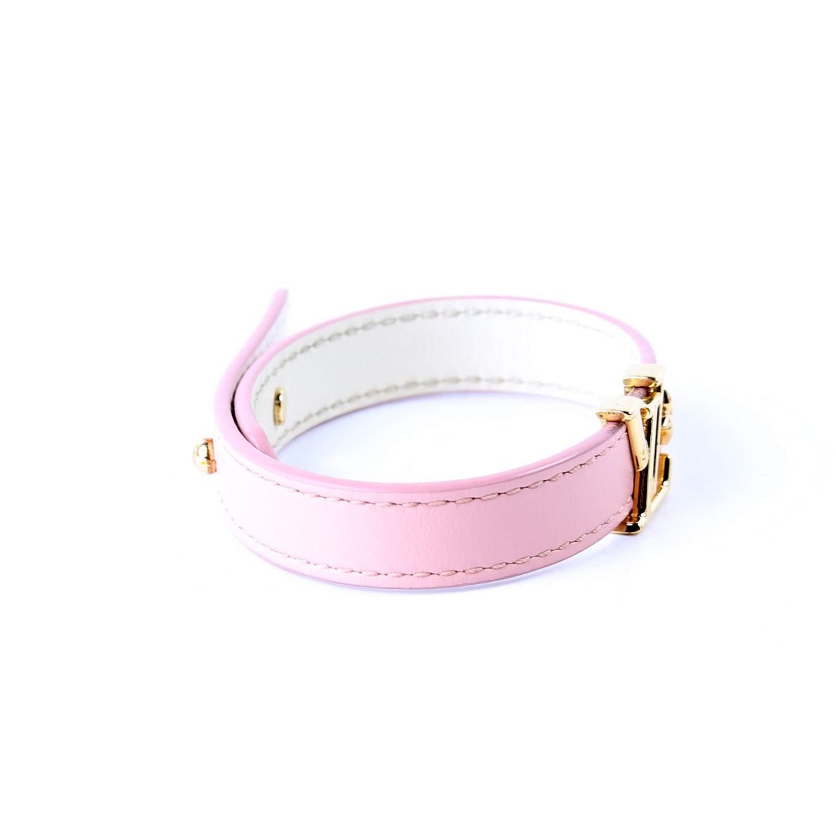 LV Icon Bracelet Size 19 Pink