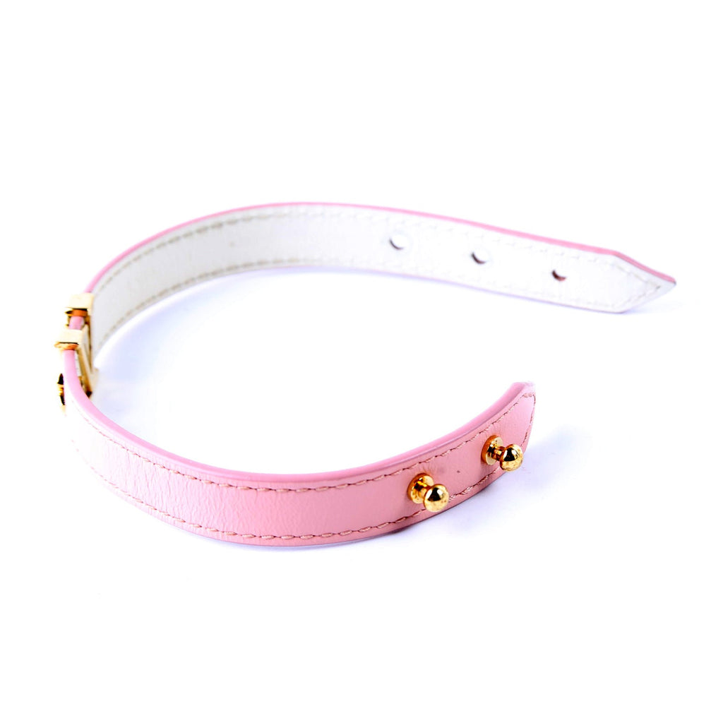 LV Icon Bracelet Size 19 Pink