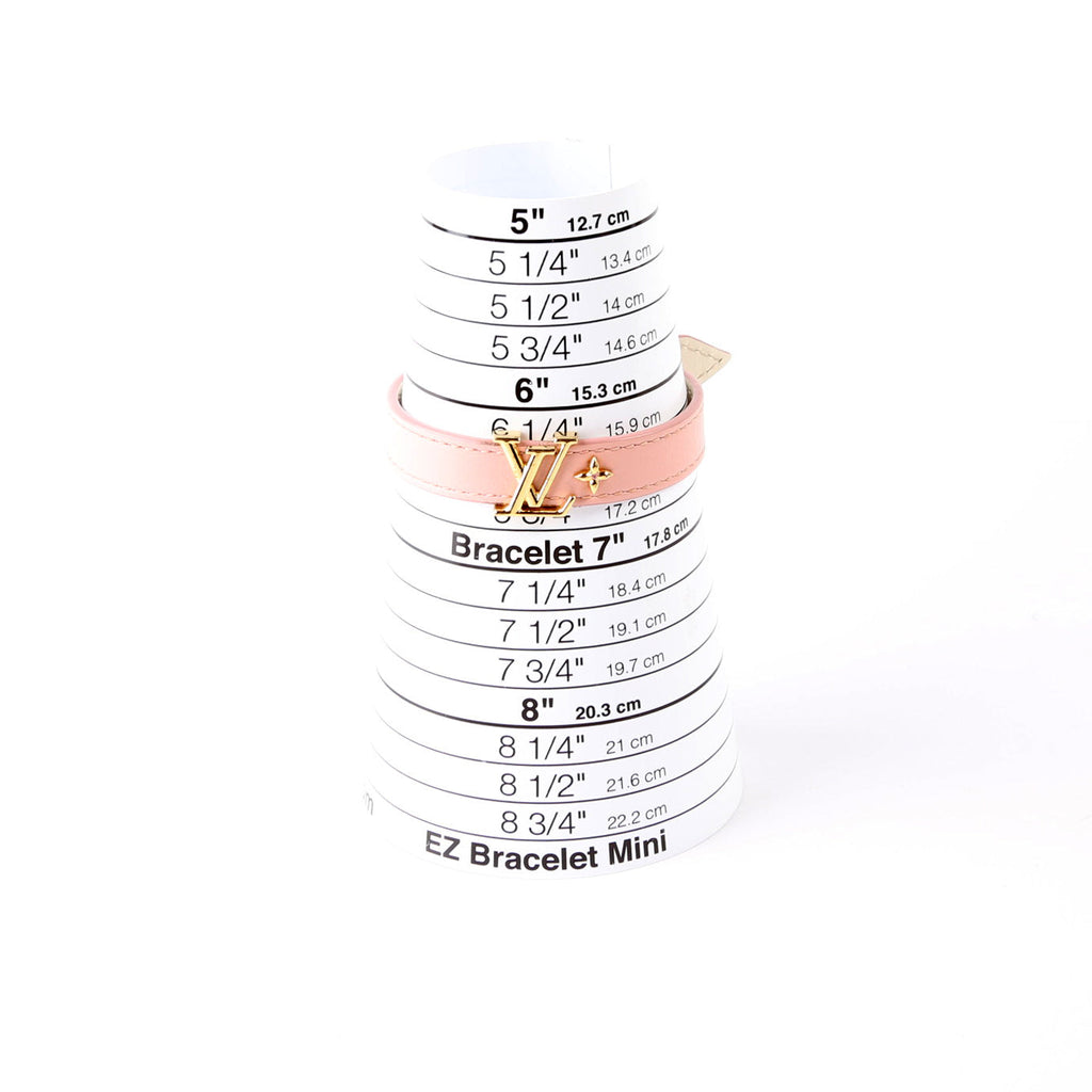 LV Icon Bracelet Size 19 Pink