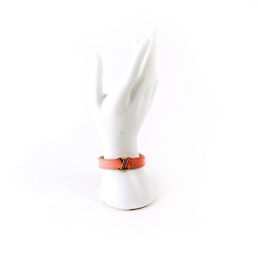 LV Icon Bracelet Size 19 Pink