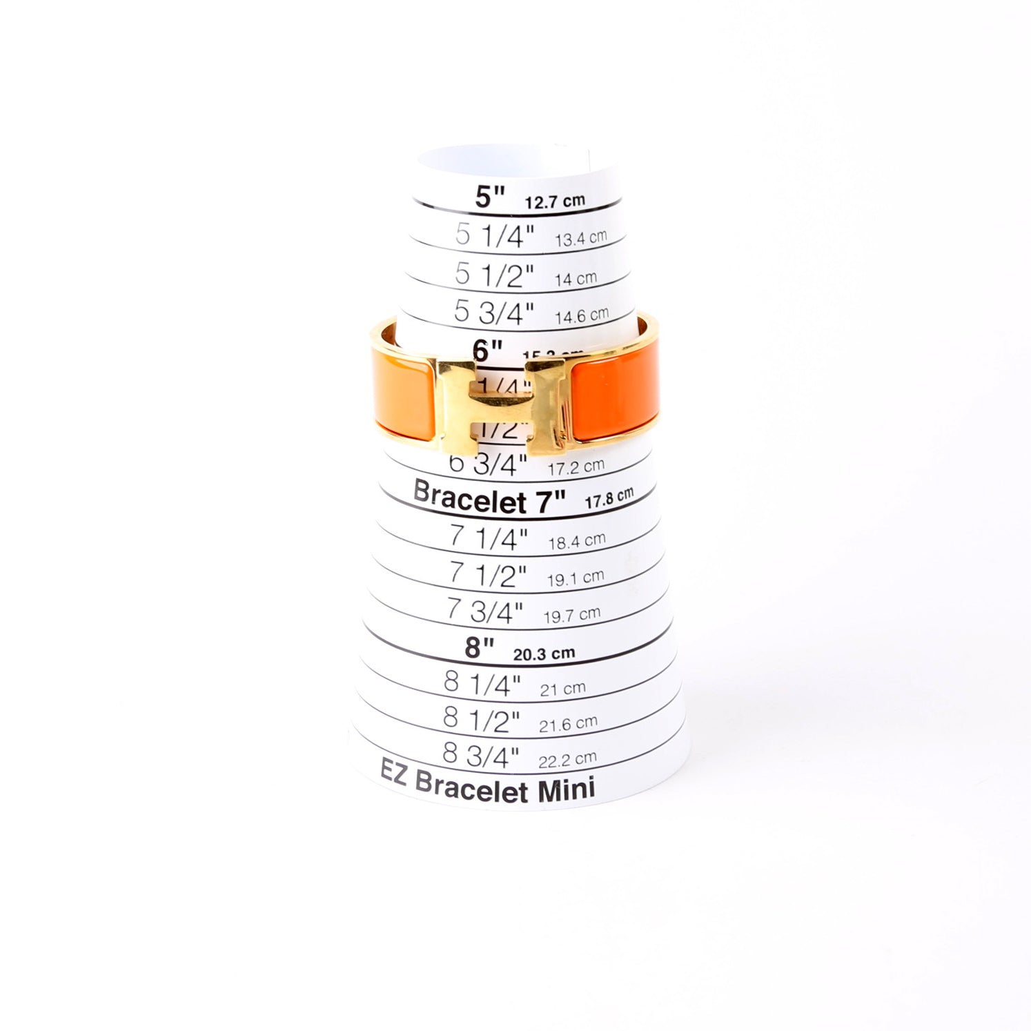Hermes Clic Clac Wide PM Bracelet Gold/Orange