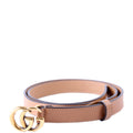 409417 GG Marmont Thin Belt Size 80/32 Tan