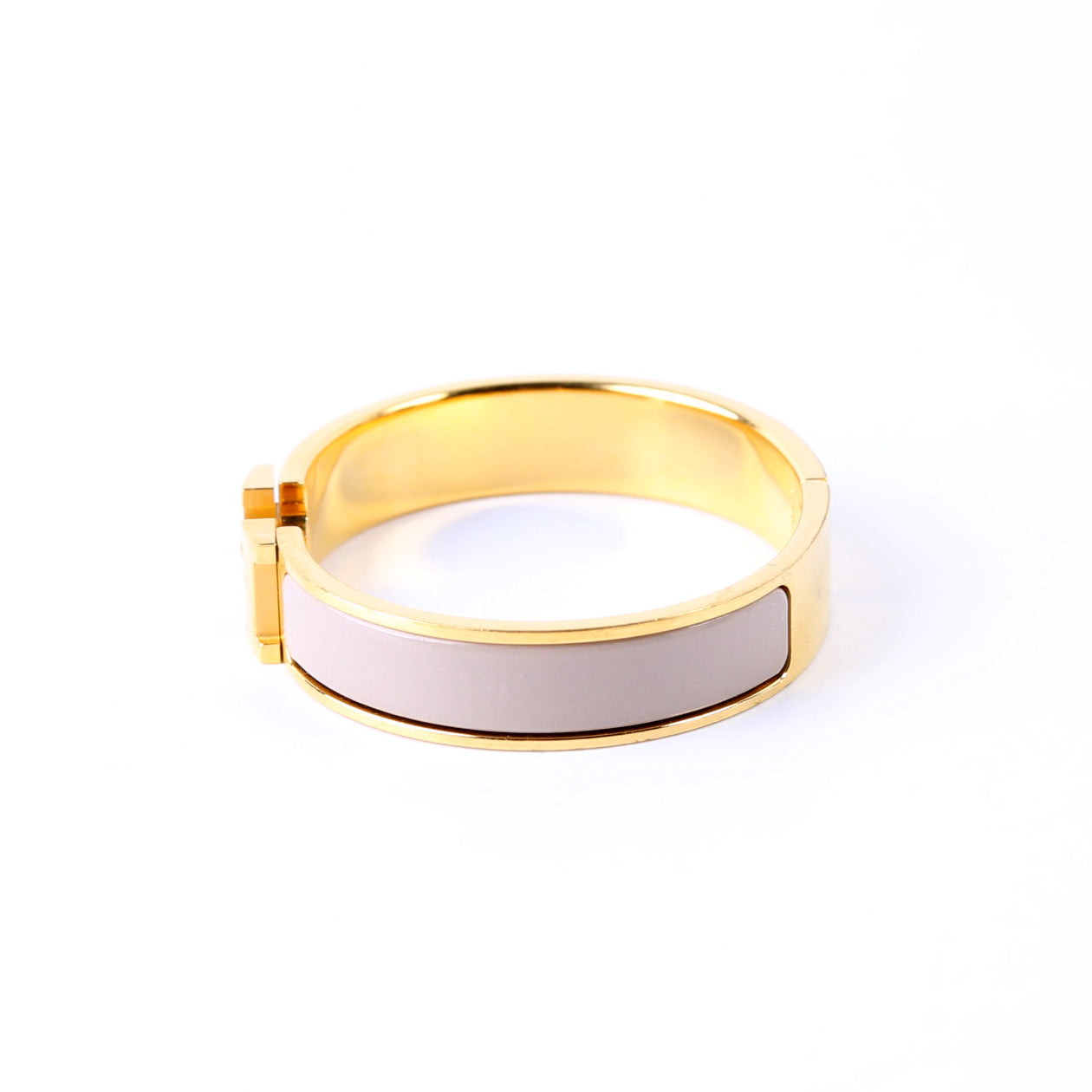 Clic Clac Narrow PM Bracelet Gold/Beige