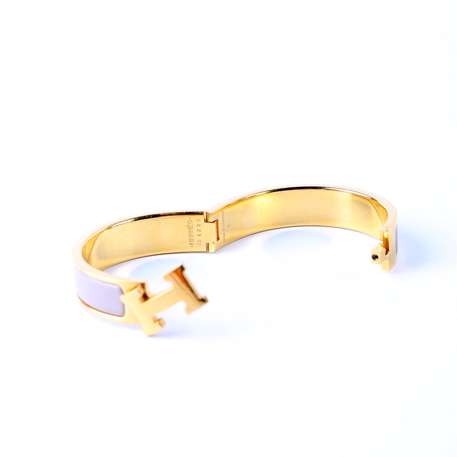 Clic Clac Narrow PM Bracelet Gold/Beige