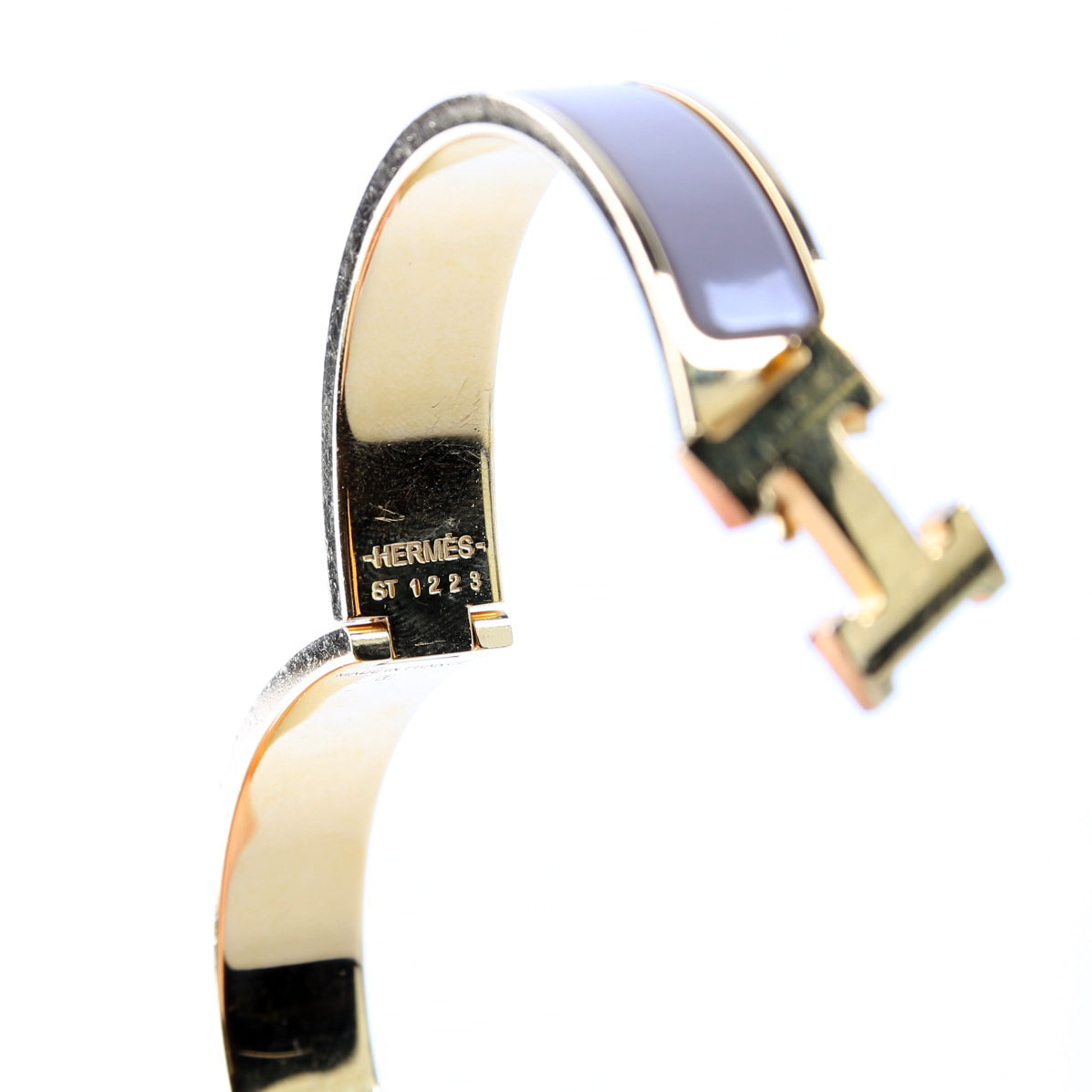 Clic Clac Narrow PM Bracelet Gold/Beige