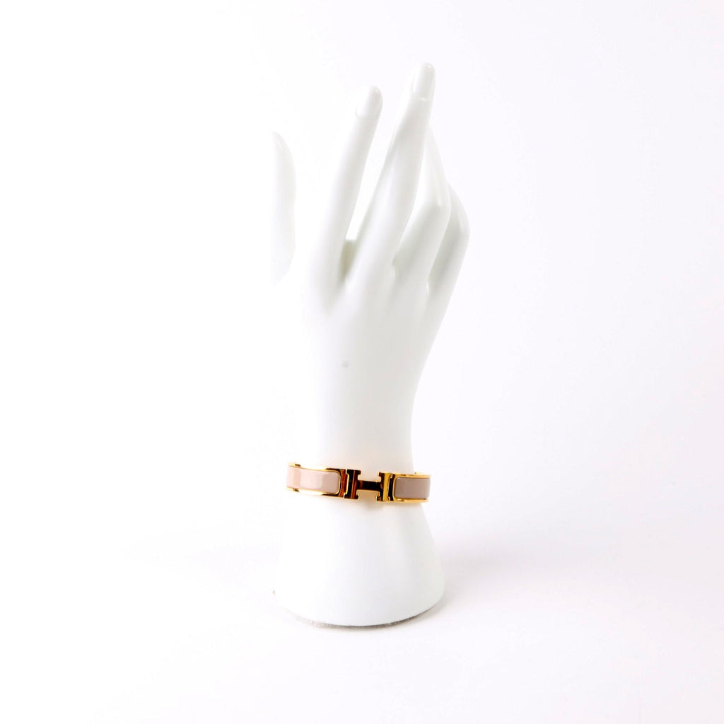 Clic Clac Narrow PM Bracelet Gold/Beige