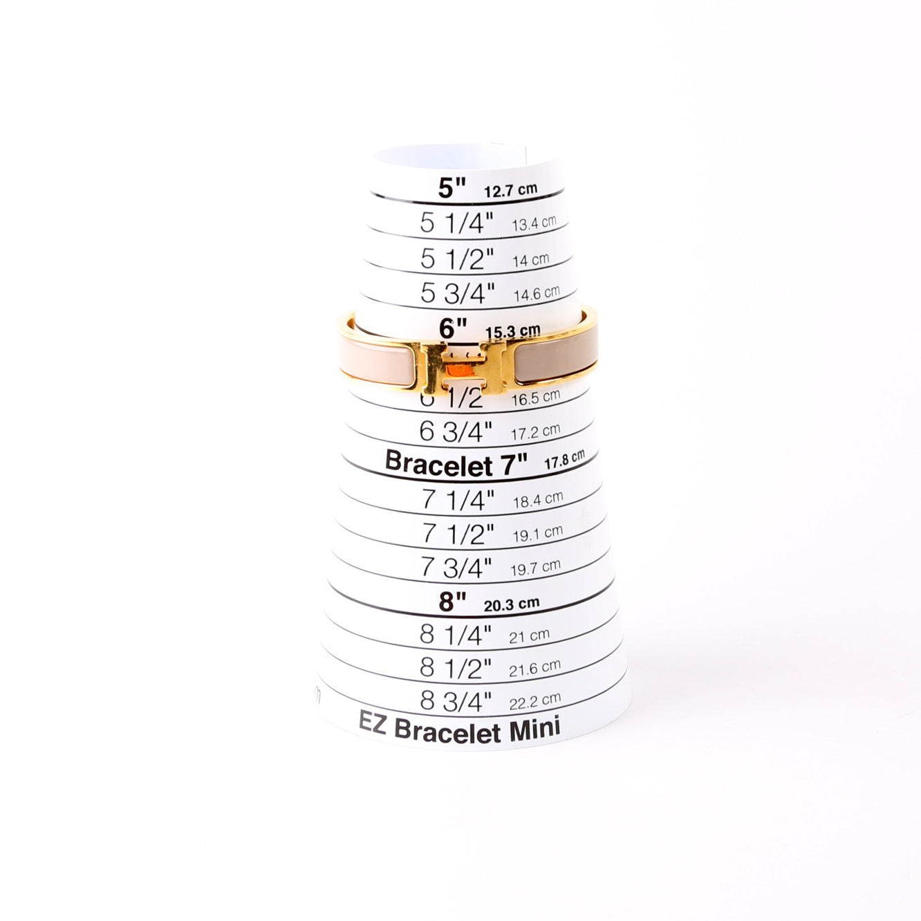 Clic Clac Narrow PM Bracelet Gold/Beige