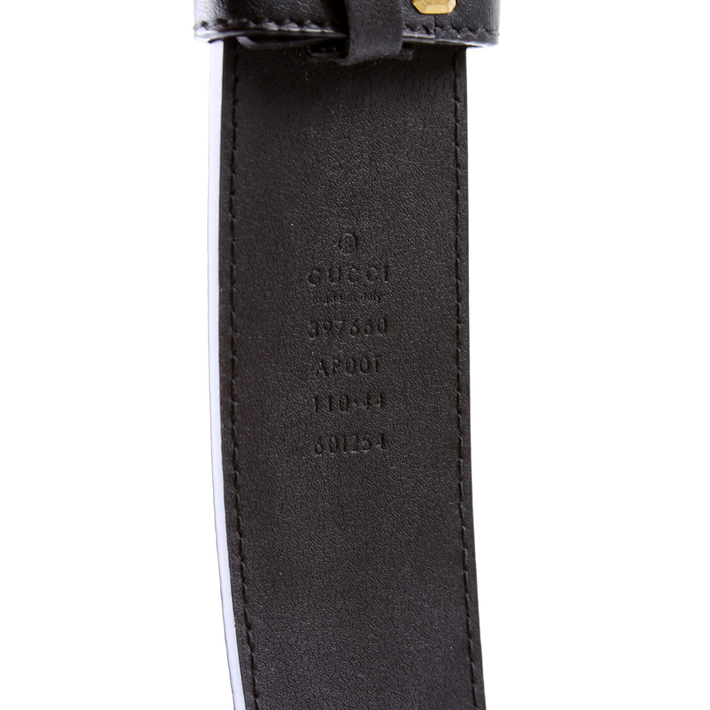 397660 GG Marmont Belt Size 110/44 Black