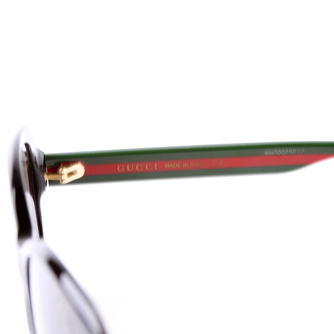 GG0849SK Acetate Web Round Sunglasses Black