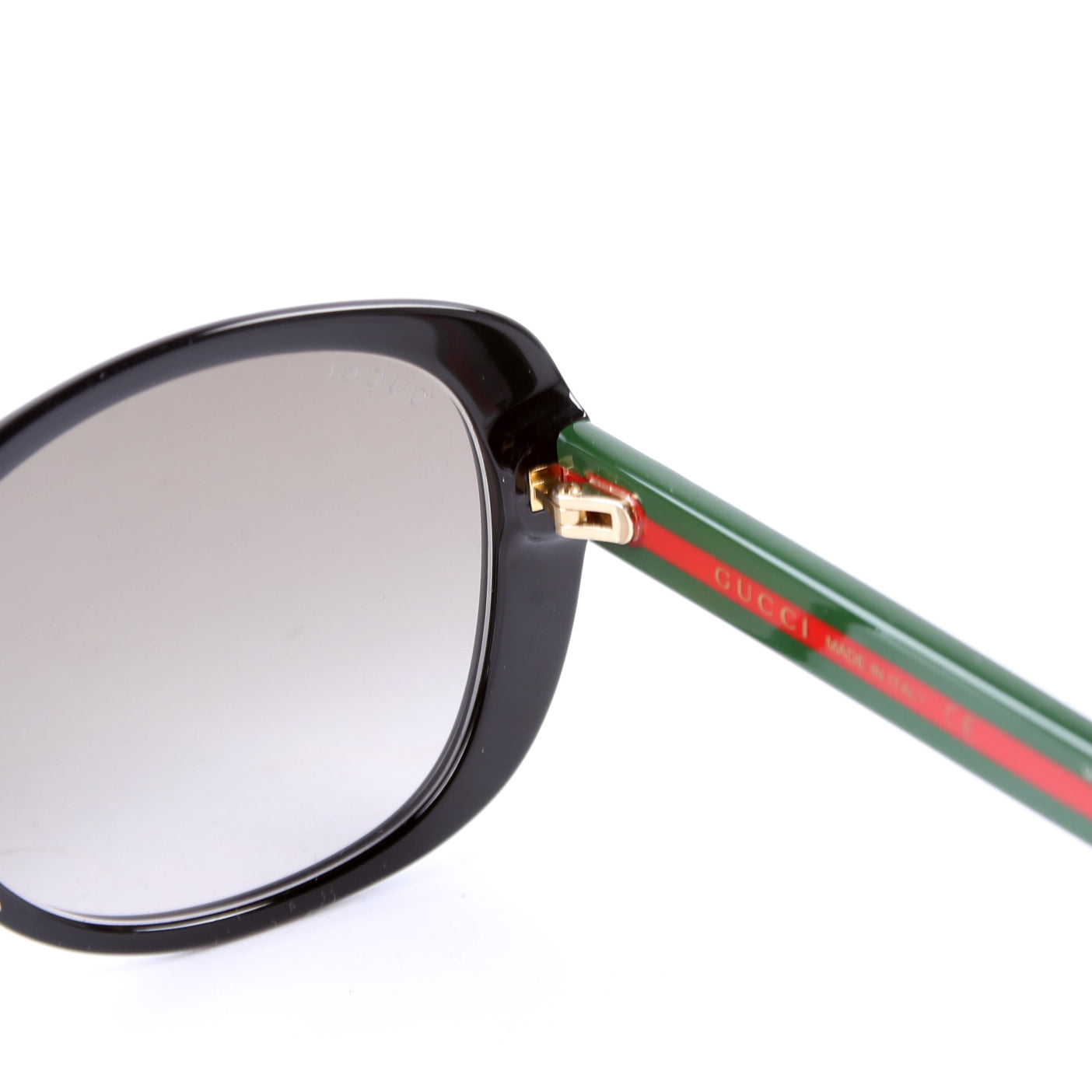 GG0849SK Acetate Web Round Sunglasses Black