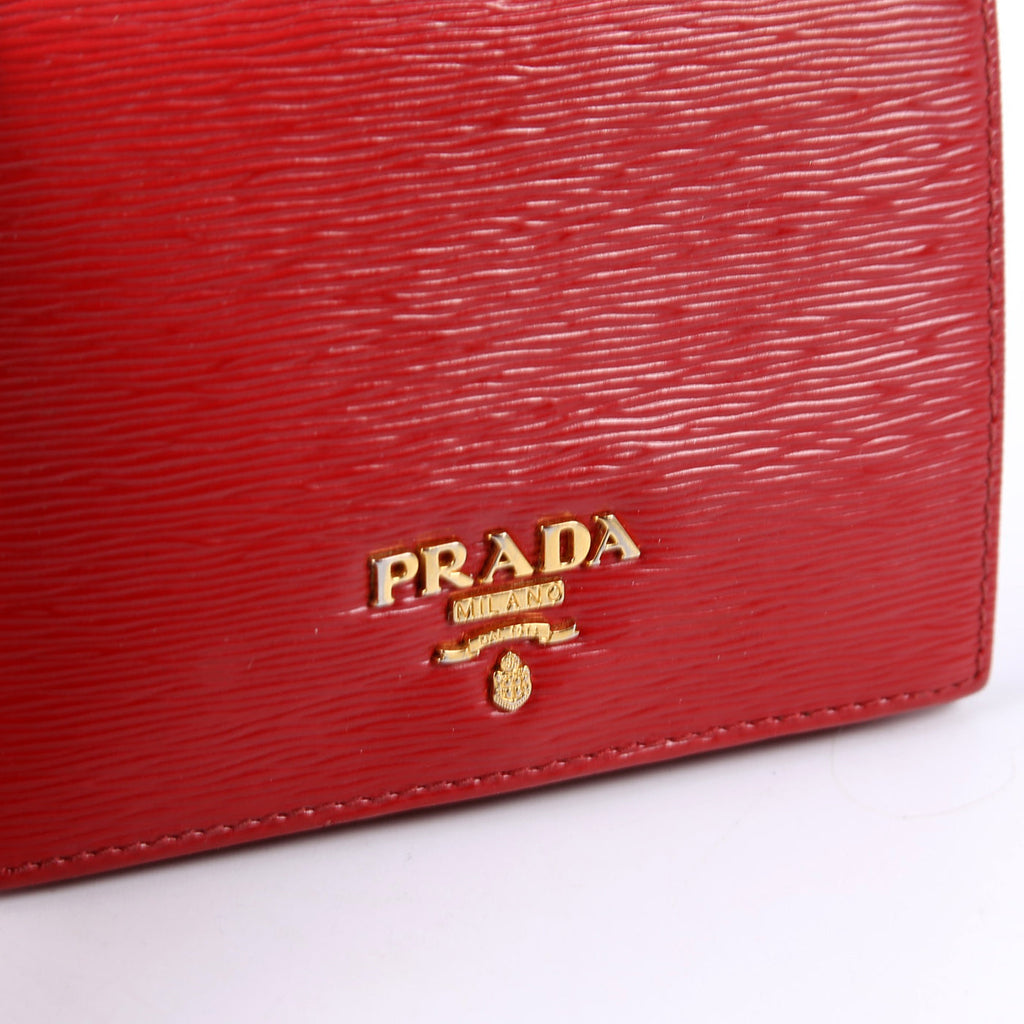 Vitello Move Small Wallet With Coin Pouch 1MV204 Red