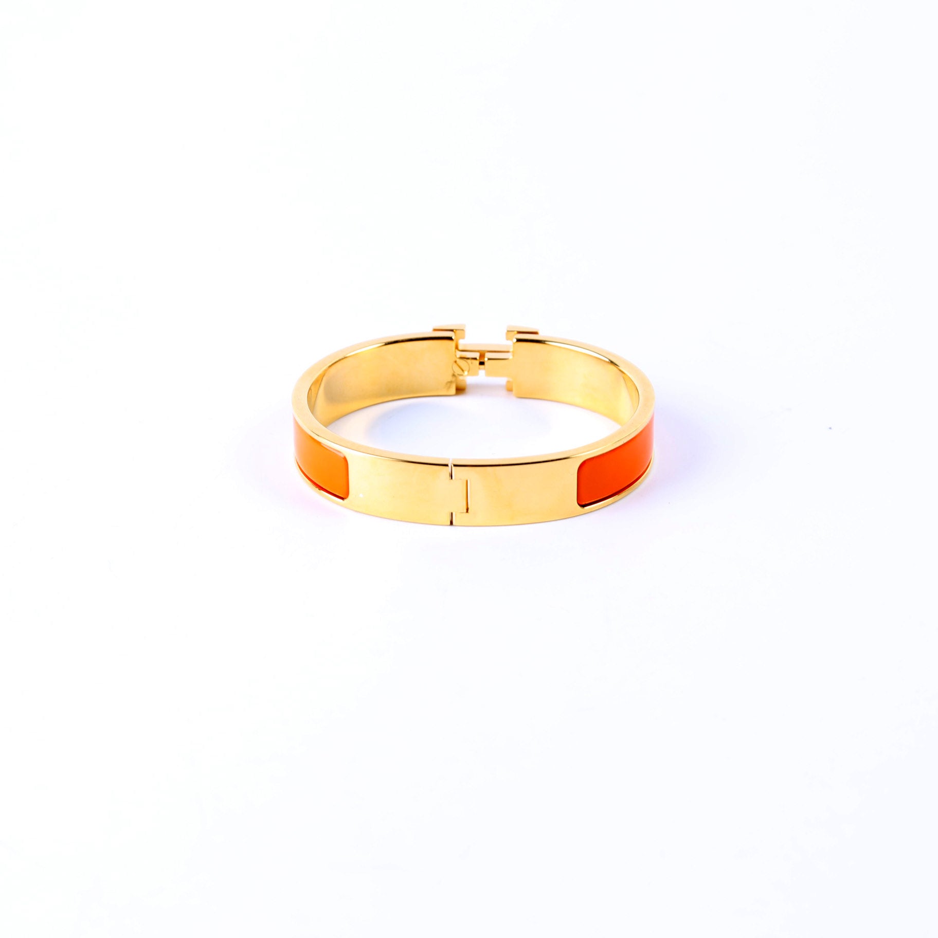 Clic Clac Narrow PM Bracelet Gold/Orange