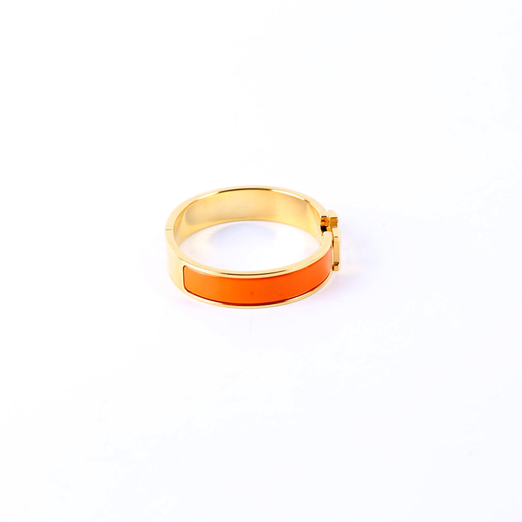 Clic Clac Narrow PM Bracelet Gold/Orange