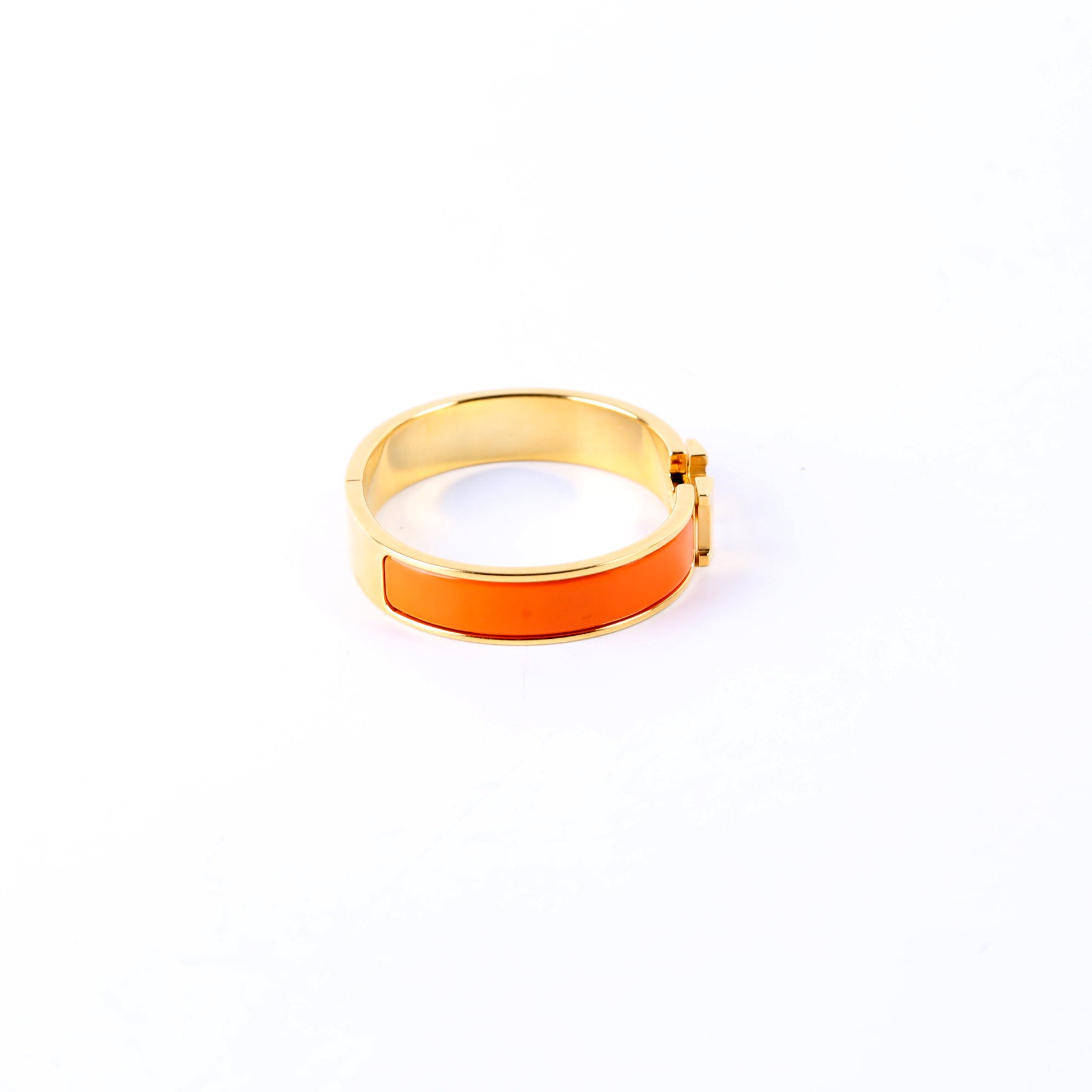 Clic Clac Narrow PM Bracelet Gold/Orange